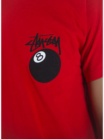 T-SHIRT 8 BALL, RED, small