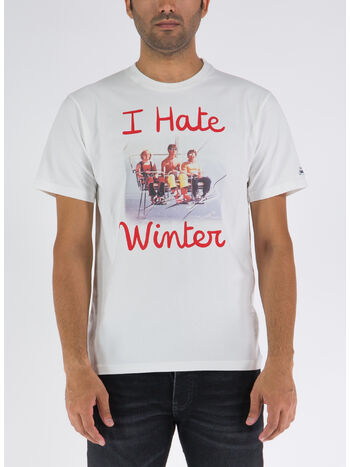 T-SHIRT ARNOTT HATE WINTER, 00778C WHITE, small