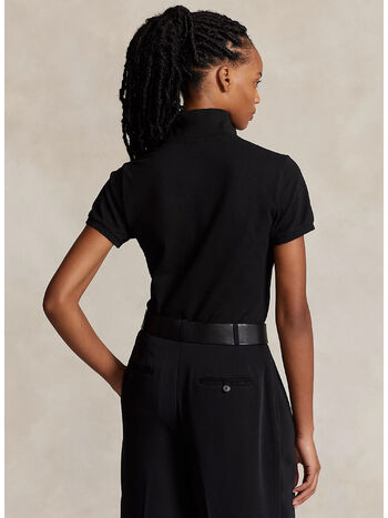 POLO JULIE, POLO BLACK/WHITE, small
