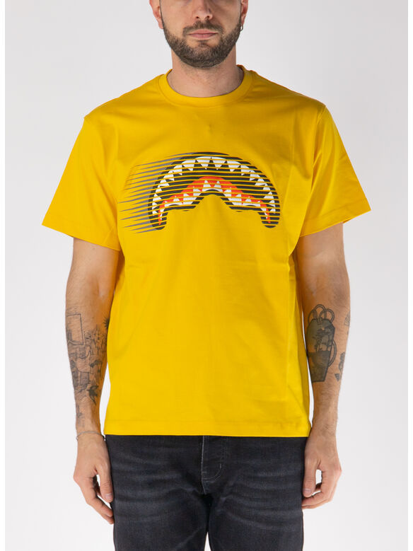 T-SHIRT FASTEST SHARK, YELLOW, medium