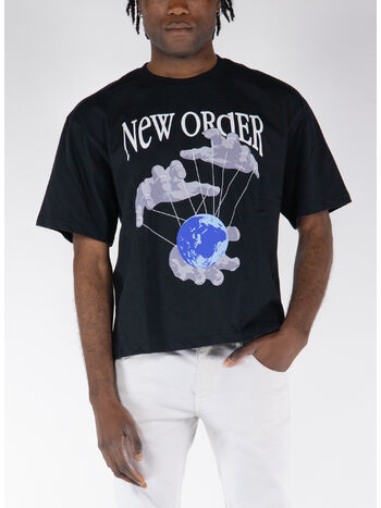 T-SHIRT NEW ORDER, GW009 CHAOS BLACK, small