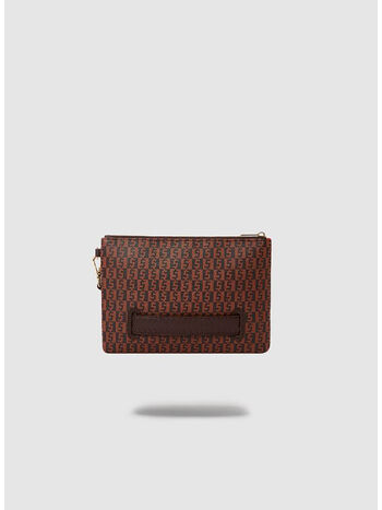 POCHETTE CASHIN CHECKS CROSSOVER CLUTCH, CHECKRED, small