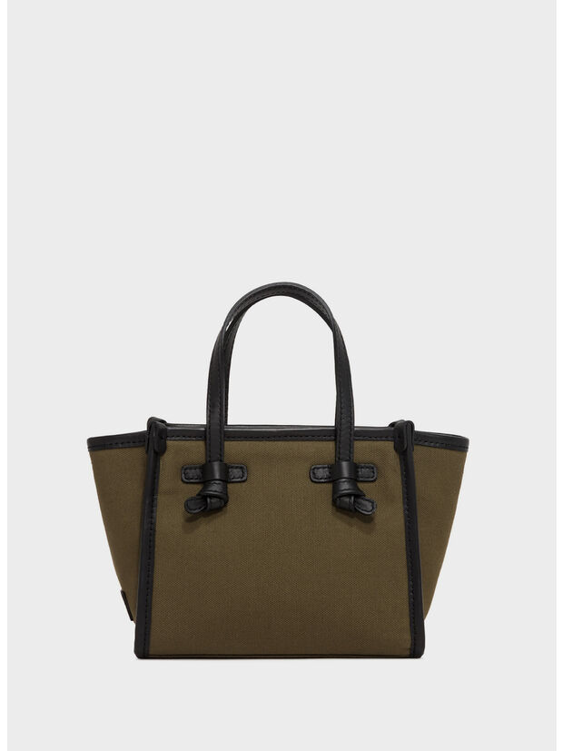 BORSA TOTE IN PELLE, 020 MILITARE, large