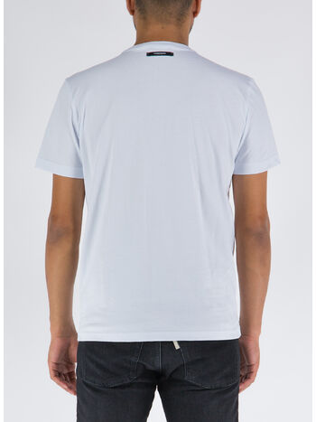 T-SHIRT CON STAMPA, BIANCO, small