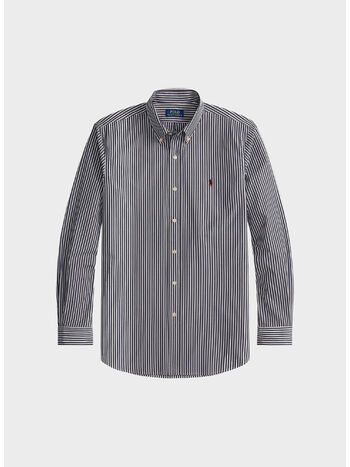 CAMICIA POPELINE A RIGHE, 6779J NEWPORT NAVY WHITE, small