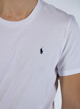 T-SHIRT CREW SLEEP, WHITE, small