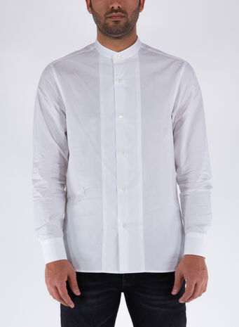 CAMICIA CUT DETAIL, 01BIANCO, small