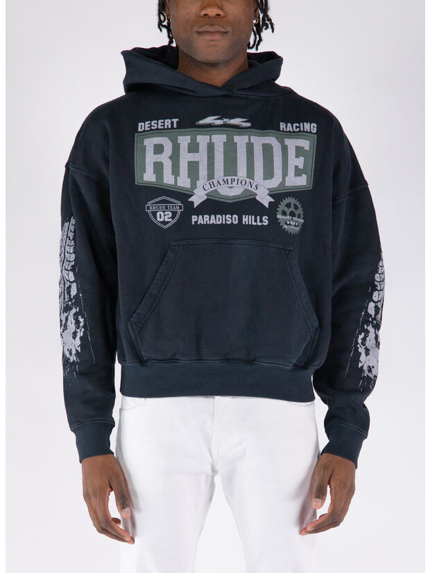 FELPA HOODIE, 0610 VTG BLACK, large