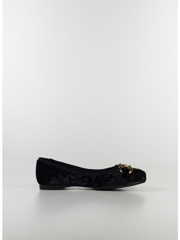 SCARPA BALLERINA, BLACK GOLD, large