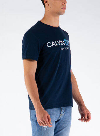 T-SHIRT IN COTONE BIOLOGICO CON LOGO, DW4, small