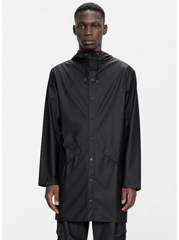 GIUBBOTTO LONG JACKET, 01 BLACK, medium