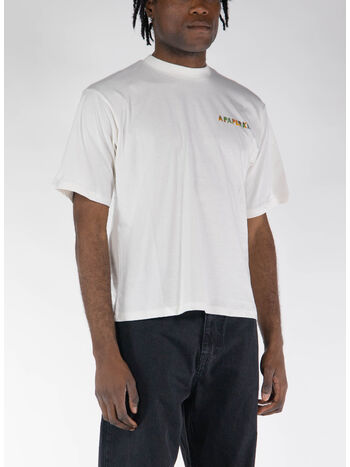 T-SHIRT CON STAMPA POSTERIORE, 013 CREAM, small