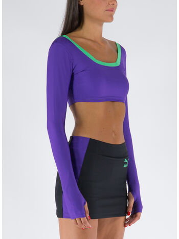 TOP A MANICHE LUNGHE PUMA x DUA LIPA, 90 ROYAL PURPLE, small