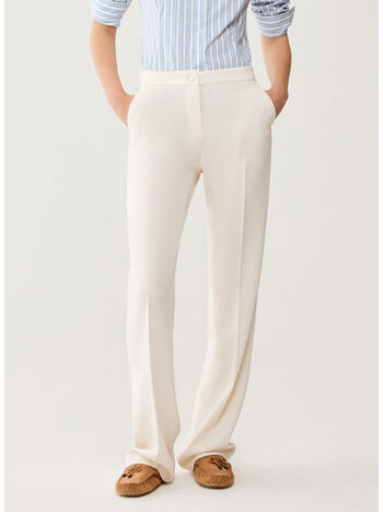 PANTALONE AMPIO, 001 AVORIO, small