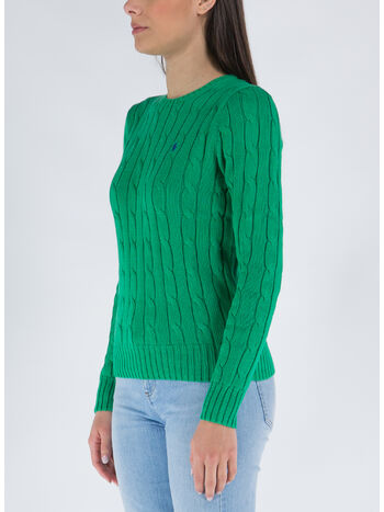 MAGLIONE GIROCOLLO, PREPPY GREEN, small