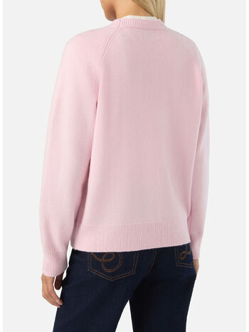 MAGLIONE DELPHINE WOOL, 00006M 21 PINK, small
