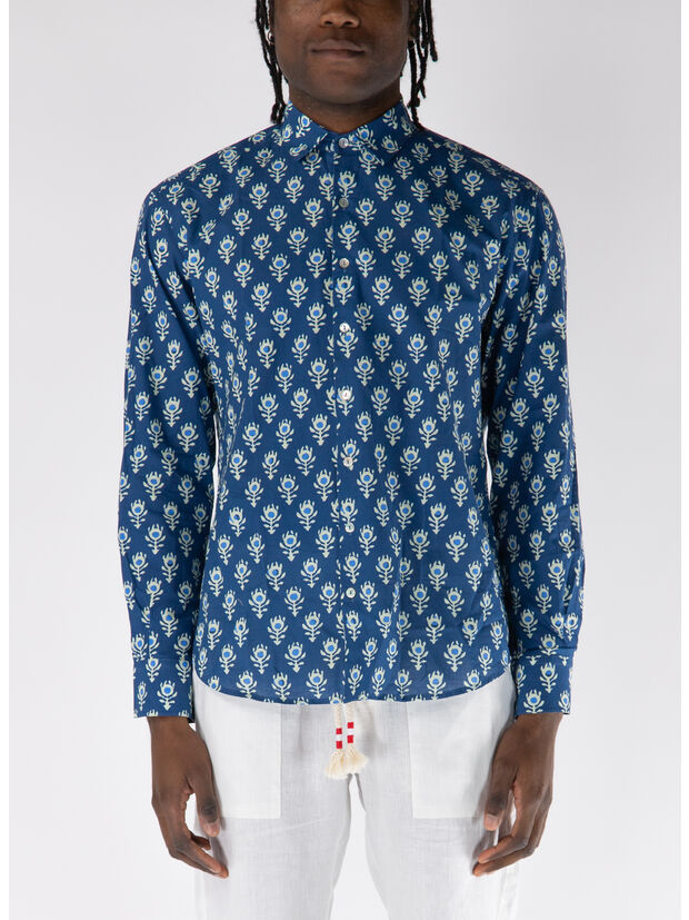 CAMICIA SIKELIA INDIGO SHAPE, 01707H 61, large