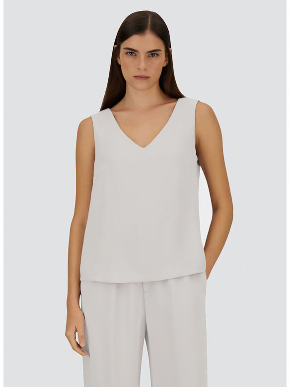 BLUSA SMANICATA, 1100 BIANCO, medium