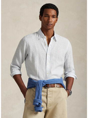 CAMICIA A RIGHE, 7188A WHITE BLUE, small