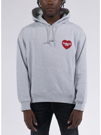 FELPA HEART SWEAT, 482XX ASH HEATHER, small