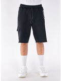 SHORTS LOGO LATERALE, NERO-ST.BIANCA, thumb