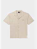 CAMICIA LINEN SHORTSLEEVE, BEIGE, thumb