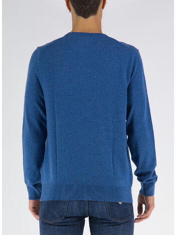 MAGLIONE GIROCOLLO, TWILIGHT BLUE HEATHE, small
