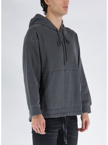 FELPA HOODED ARLING, 89GD BLACK GARMENET DYED, small