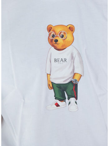 T-SHIRT CON STAMPA, WHITE, small