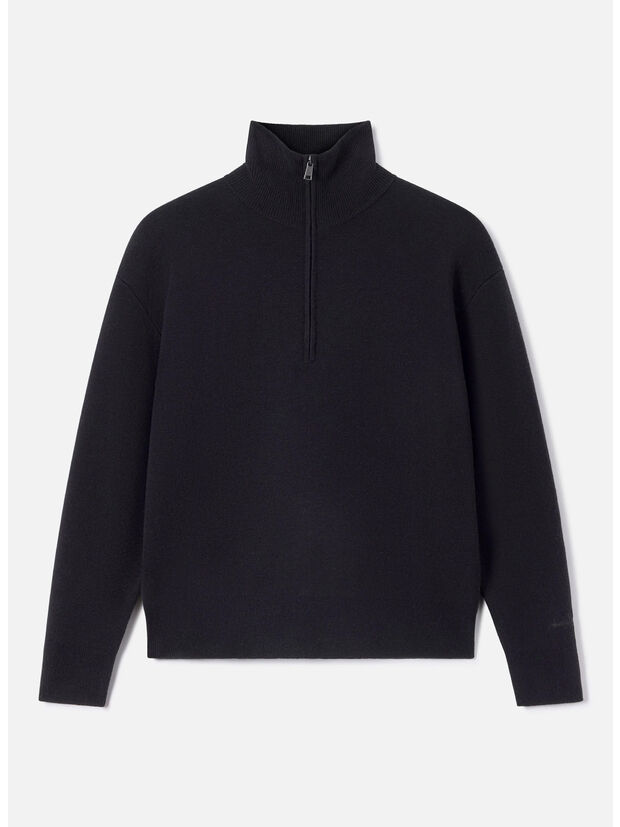 MAGLIONE CAPUCINE WOOL, 00068M 00 BLACK, large
