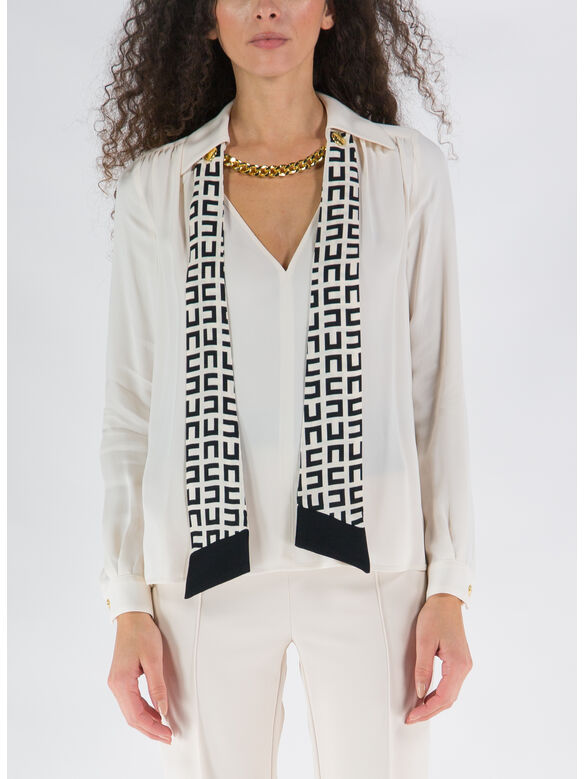 CAMICIA DRITTA CON SCOLLO A V, 193 BURRO, medium