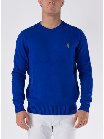 MAGLIONE GIROCOLLO CON LOGO, SAPPHIRE STAR, small