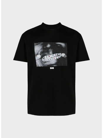 T-SHIRT CRYSTAL GRILLZ, 001 BLACK, small