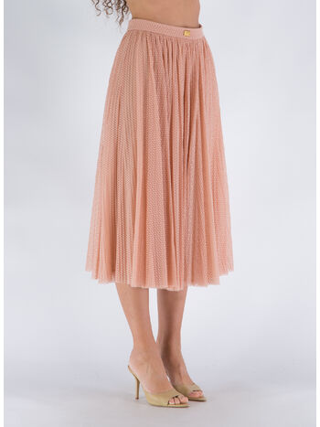 GONNA IN TULLE FLOCCATO, 181 CARNE, small