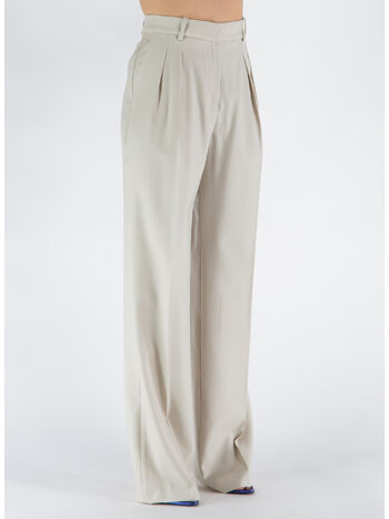 PANTALONE WIDE LEG, BEIGE BEIGE, small