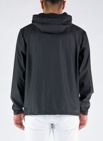 GIUBBOTTO SHORT HOODED, 01BLACK, small