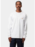 T-SHIRT L S CHASE, 00RXX White / Gold, thumb