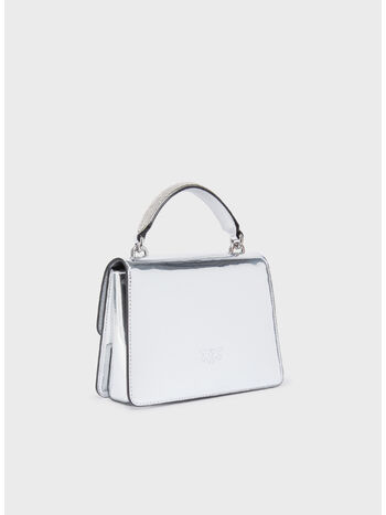 BORSA MINI LOVE, ZZFN ARGENTO, small