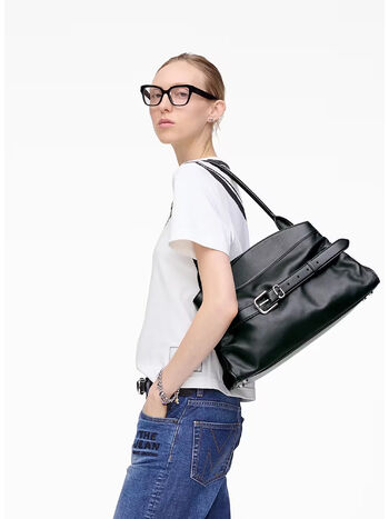 BORSA THE SATCHEL UNISEX, 001 BLACK, small