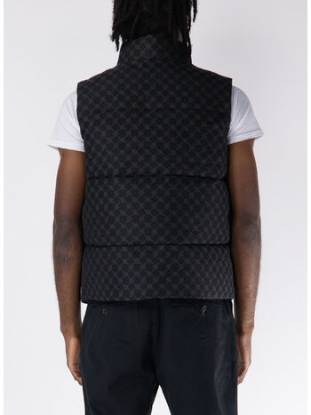 SMANICATO MONOGRAM BODYWARMER, BLACK, small