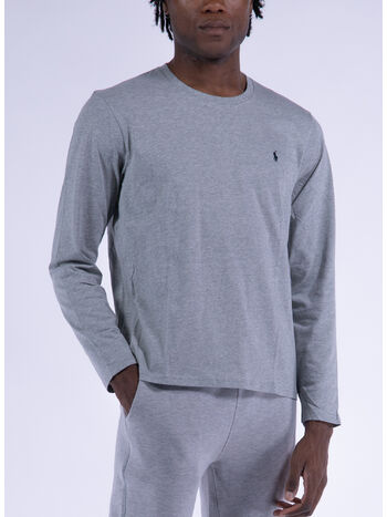 CAMICIA DA NOTTE IN JERSEY DI COTONE, ANDOVER HEATHER, small