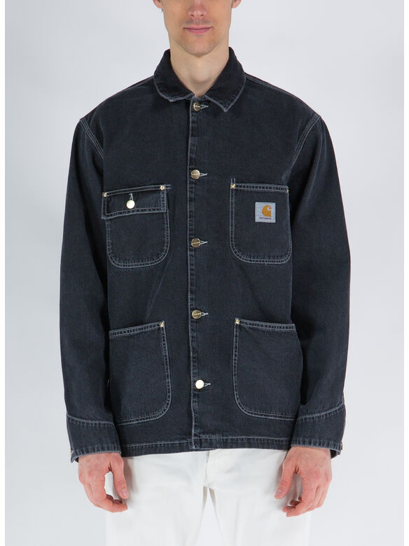 GIUBBOTTO OG CHORE, 8960 BLACK HEAVY STONE WASH, medium