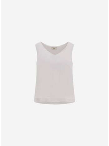 BLUSA SMANICATA, 1100 BIANCO, small