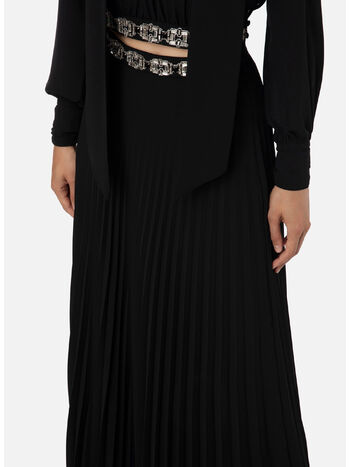 GONNA PLISSETTATA, 110 NERO, small