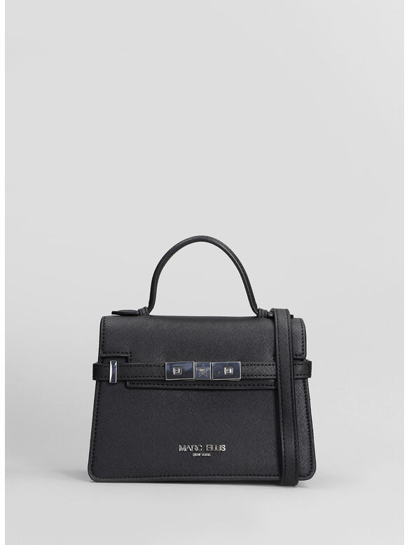 BORSA AROUND SMALL, BLACK / LIGHT GOLD, medium