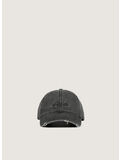 CAPPELLO DA BASEBALL IN TWILL DI COTONE, C0101 DARK GREY, thumb