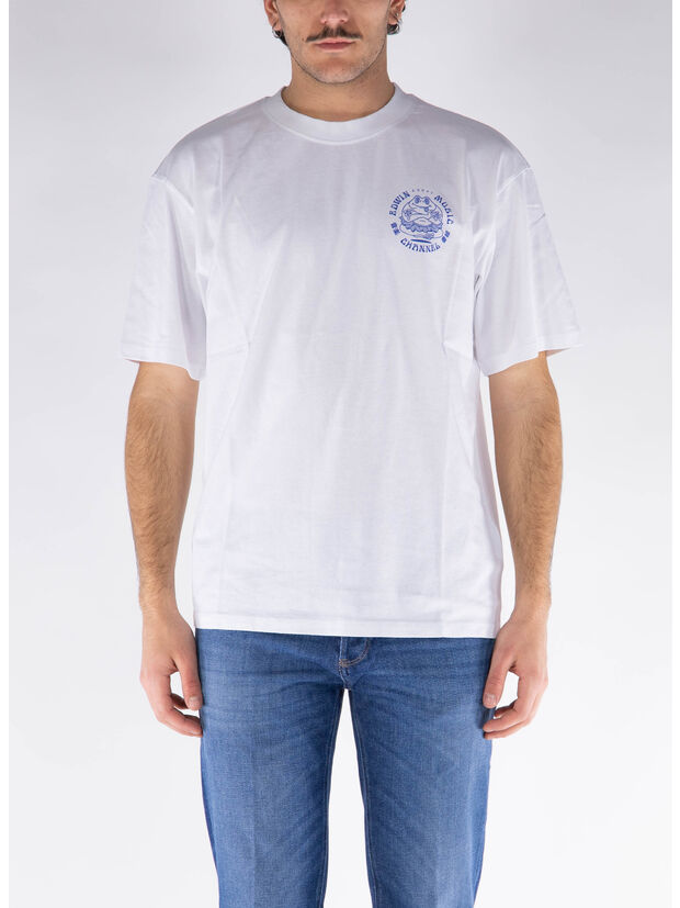 T-SHIRT EDWIN MUSIC CHANNEL TS, 02.67 WHITE, large