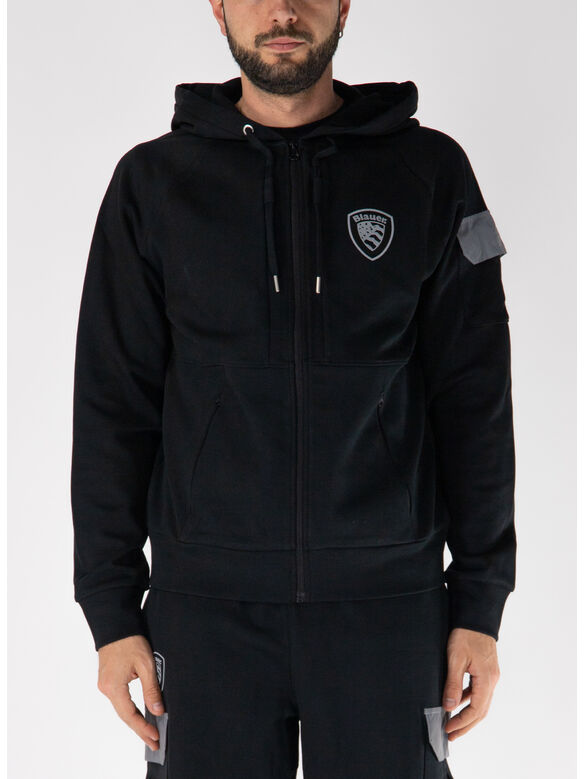 FELPA HOODIE BEAL, 999 NERO, medium