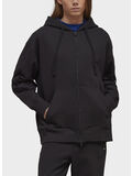 FELPA FRENCH TERRY ZIP HOODIE, BLACK, thumb