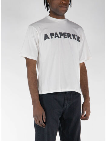 T-SHIRT CON STAMPA, 013 CREAM, small